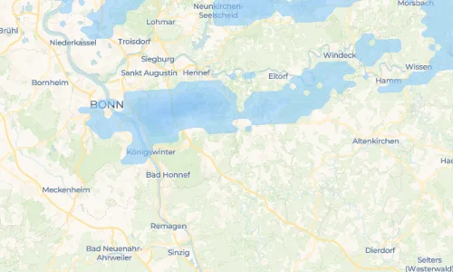 Regenradar Vorschaubild - Aktuelle Niederschläge in Sassenberg und Umgebung
