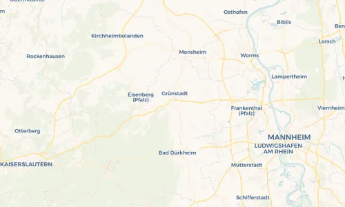 Regenradar Vorschaubild - Aktuelle Niederschläge in Sausenheim und Umgebung