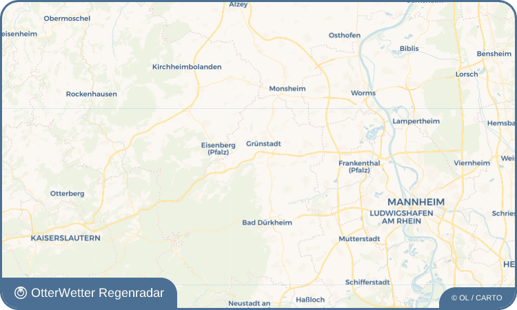 OtterWetter Regenradar-Widget Sausenheim
