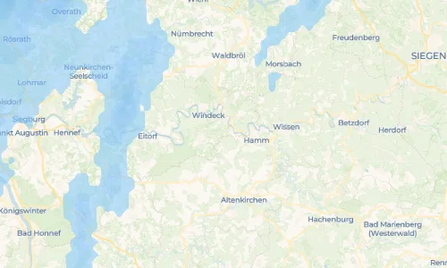 Regenradar Vorschaubild - Aktuelle Niederschläge in Schabernack und Umgebung