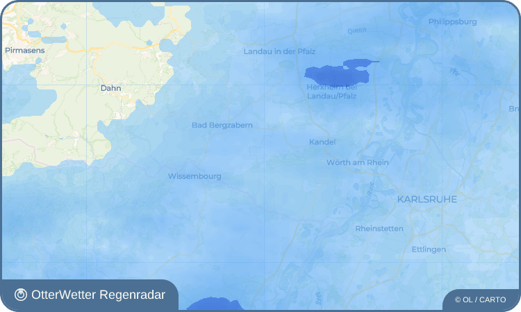 OtterWetter Regenradar-Widget Schaidt