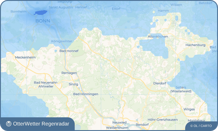 OtterWetter Regenradar-Widget Scharenberg
