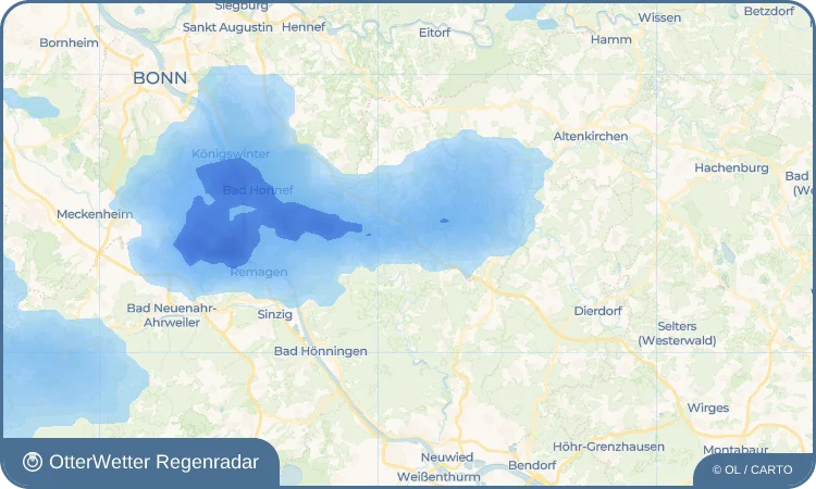Wetter-Widget-Vorschau mit Vorhersagedaten für Scharenberg