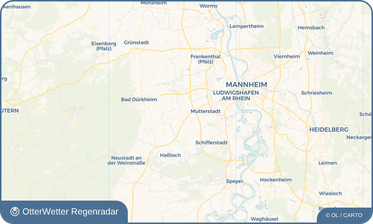OtterWetter Regenradar-Widget Schauernheim