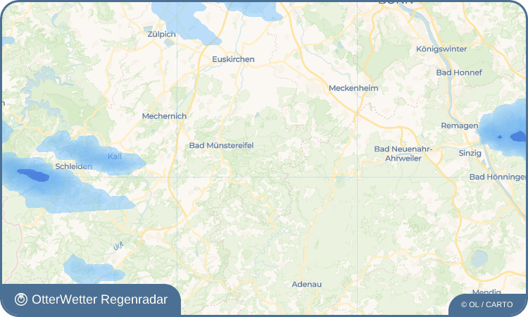 OtterWetter Regenradar-Widget Scheuerheck