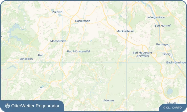 Wetter-Widget-Vorschau mit Vorhersagedaten für Scheuerheck