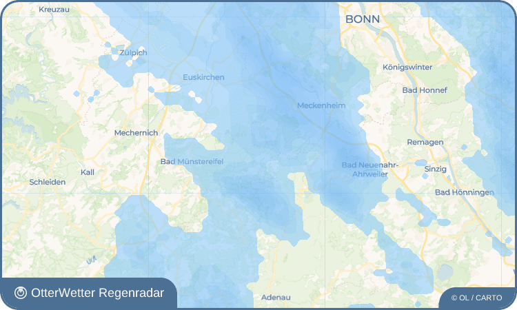 OtterWetter Regenradar-Widget Scheuren