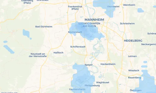 Regenradar Vorschaubild - Aktuelle Niederschläge in Schifferstadt und Umgebung