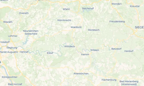 Regenradar Vorschaubild - Aktuelle Niederschläge in Schladern und Umgebung
