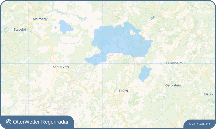 OtterWetter Regenradar-Widget Schlausenbach