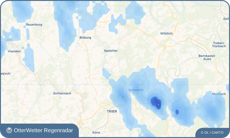 OtterWetter Regenradar-Widget Schleidweiler