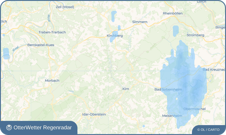 OtterWetter Regenradar-Widget Schneppenbach