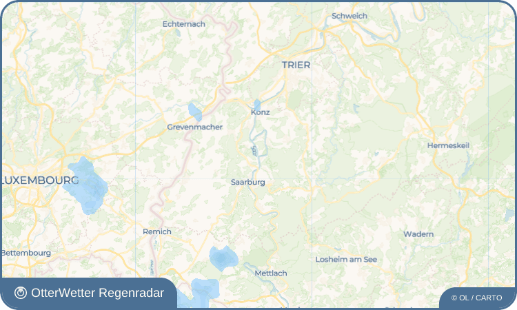 Widget-Vorschau für Schoden Wetter-Widget-Vorschau mit Vorhersagedaten für Schoden