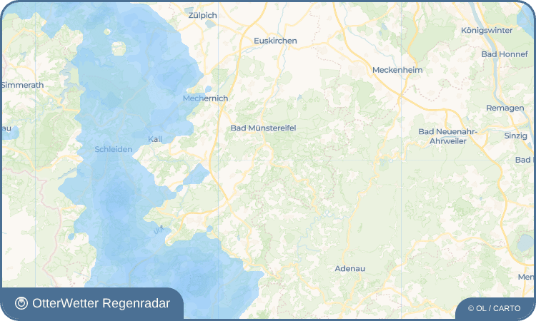 OtterWetter Regenradar-Widget Schönau