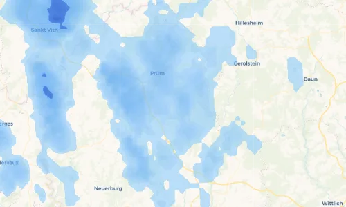 Regenradar Vorschaubild - Aktuelle Niederschläge in Schönecken und Umgebung