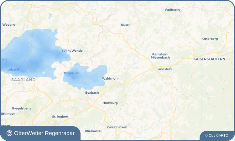 OtterWetter Regenradar-Widget Schönenberg-Kübelberg