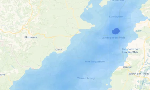 Regenradar Vorschaubild - Aktuelle Niederschläge in Schwanheim und Umgebung
