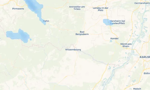 Regenradar Vorschaubild - Aktuelle Niederschläge in Schweigen-Rechtenbach und Umgebung