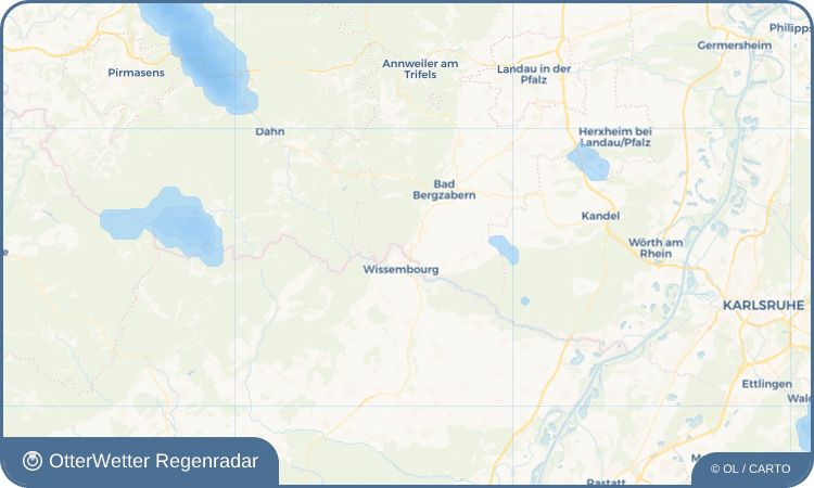 OtterWetter Regenradar-Widget Schweigen-Rechtenbach