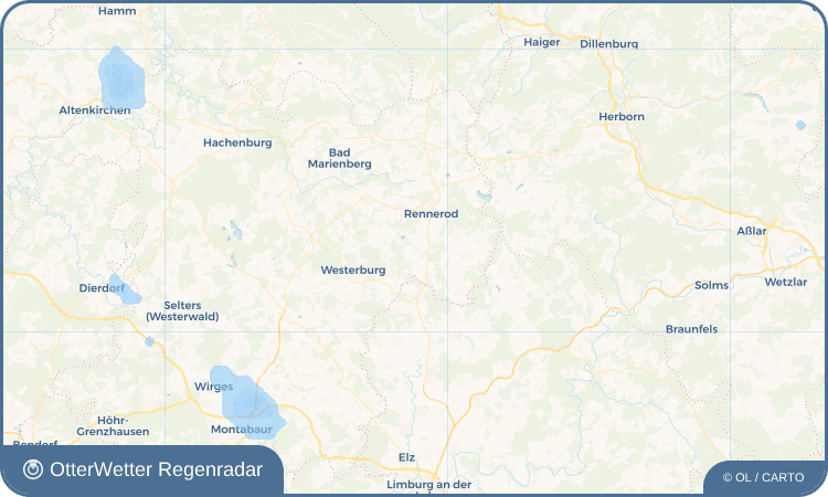 OtterWetter Regenradar-Widget Seck