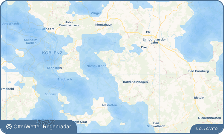 OtterWetter Regenradar-Widget Seelbach