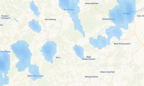 Regenradar Vorschaubild - Aktuelle Niederschläge in Seesbach und Umgebung