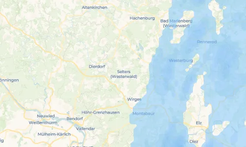 Regenradar Selters (Westerwald): aktuelle Niederschläge in Selters (Westerwald) und Umgebung, Stand 18. Oktober 2026 um 1:00 Uhr