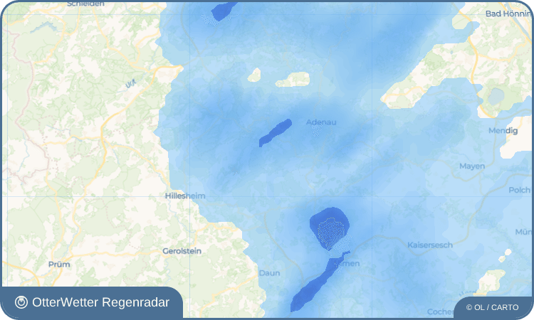 OtterWetter Regenradar-Widget Senscheid