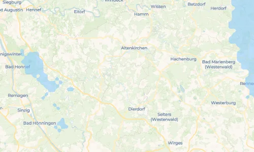 Regenradar Vorschaubild - Aktuelle Niederschläge in Sensenbach und Umgebung