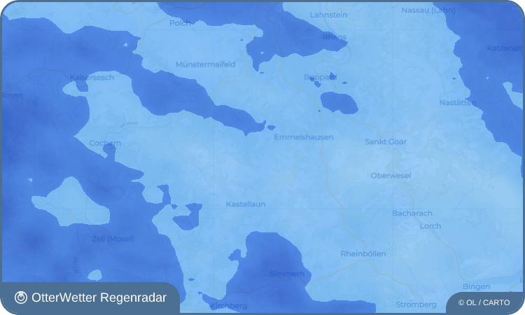 OtterWetter Regenradar-Widget Sevenich