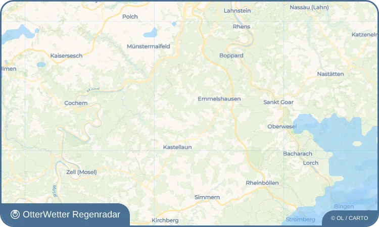 Widget-Vorschau für Sevenich Wetter-Widget-Vorschau mit Vorhersagedaten für Sevenich
