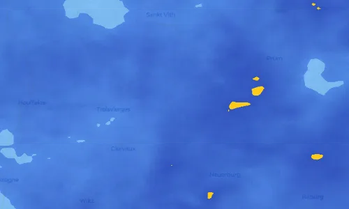 Regenradar Sevenig (Our): aktuelle Niederschläge in Sevenig (Our) und Umgebung, Stand 24. Oktober 2026 um 16:35 Uhr