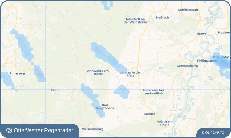 OtterWetter Regenradar-Widget Siebeldingen