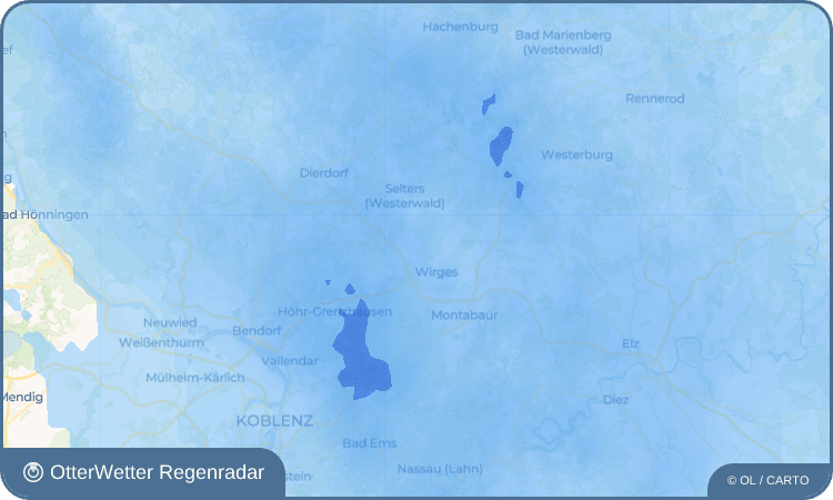 OtterWetter Regenradar-Widget Siershahn