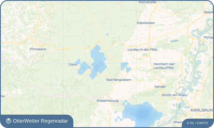OtterWetter Regenradar-Widget Silz