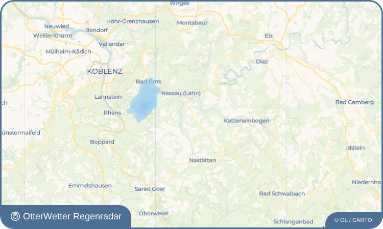 Wetter-Widget-Vorschau mit Vorhersagedaten für Singhofen