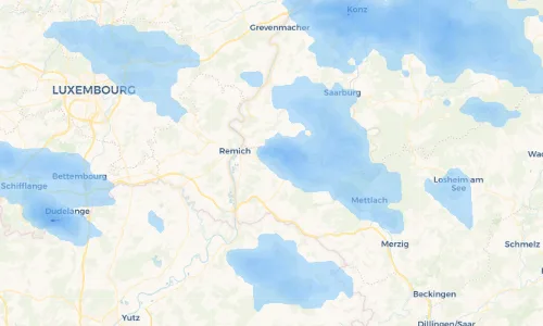 Regenradar Vorschaubild - Aktuelle Niederschläge in Sinz und Umgebung