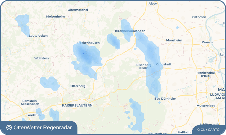 Widget-Vorschau für Sippersfeld Wetter-Widget-Vorschau mit Vorhersagedaten für Sippersfeld