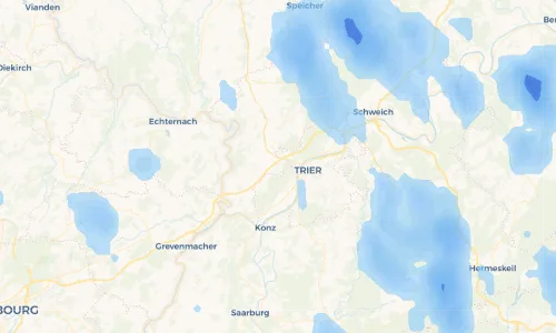 Regenradar Vorschaubild - Aktuelle Niederschläge in Sirzenich und Umgebung