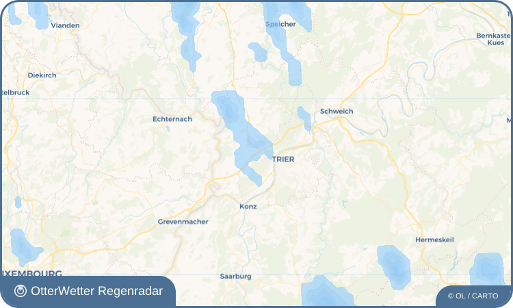 OtterWetter Regenradar-Widget Sirzenich