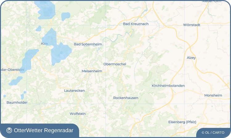 OtterWetter Regenradar-Widget Sitters