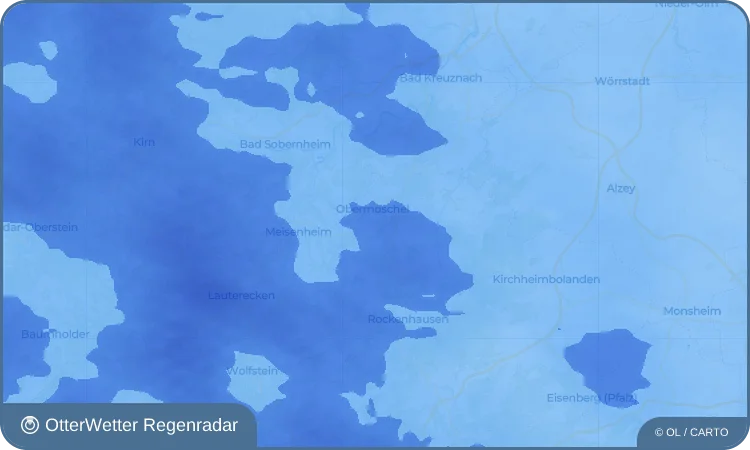 Widget-Vorschau für Sitters Wetter-Widget-Vorschau mit Vorhersagedaten für Sitters