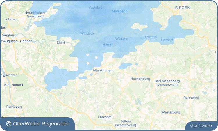 OtterWetter Regenradar-Widget Sörth