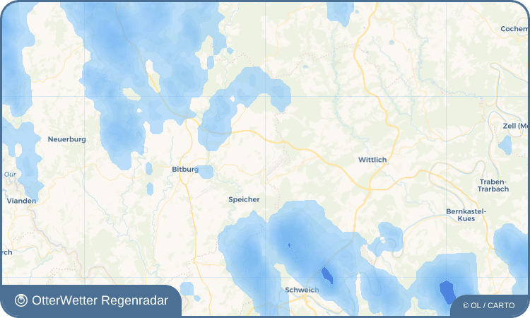 OtterWetter Regenradar-Widget Spangdahlem