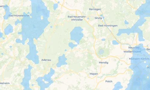 Regenradar Vorschaubild - Aktuelle Niederschläge in Spessart und Umgebung