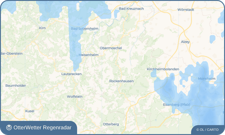 Wetter-Widget-Vorschau mit Vorhersagedaten für Stahlberg