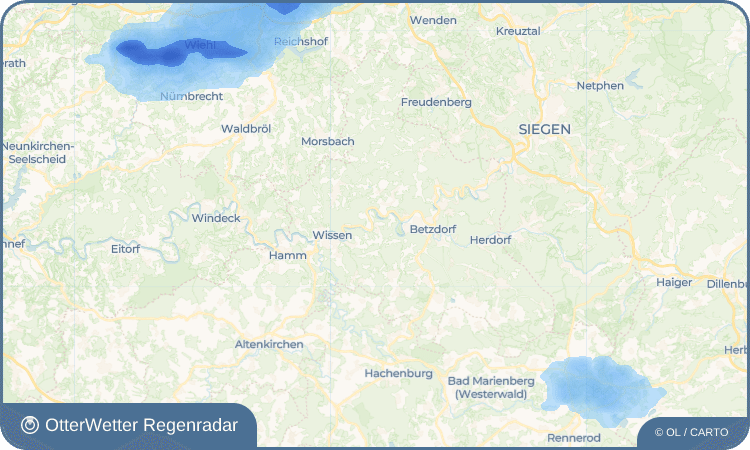 OtterWetter Regenradar-Widget Steckenstein