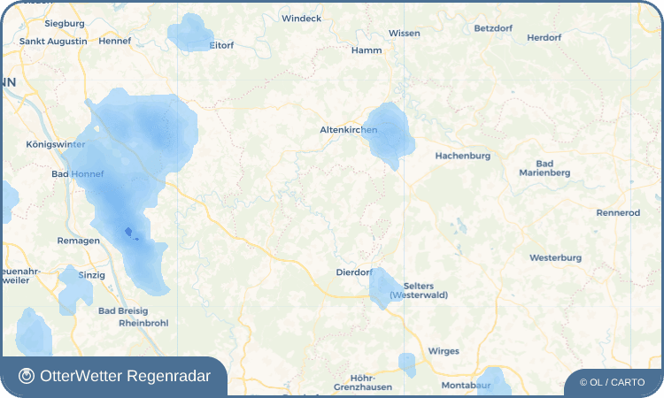 OtterWetter Regenradar-Widget Steimel