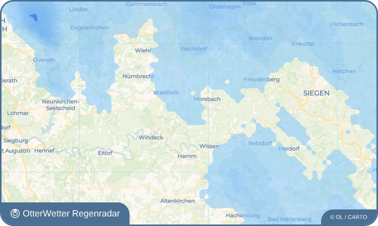 OtterWetter Regenradar-Widget Steimelhagen