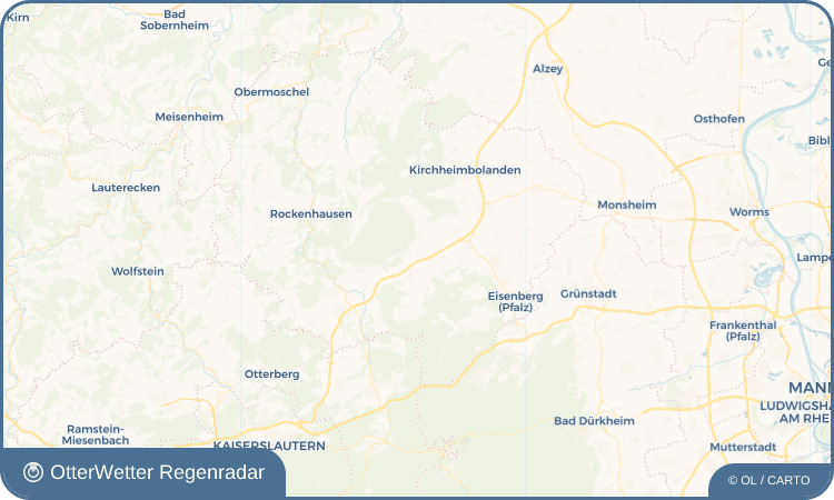 OtterWetter Regenradar-Widget Steinbach am Donnersberg